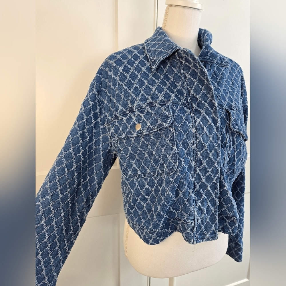 Marvel Blue Patterned Women's Jacket - Picture 3 of 7